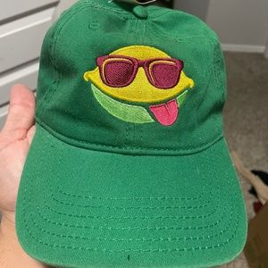 Vintage cherry sprite hat